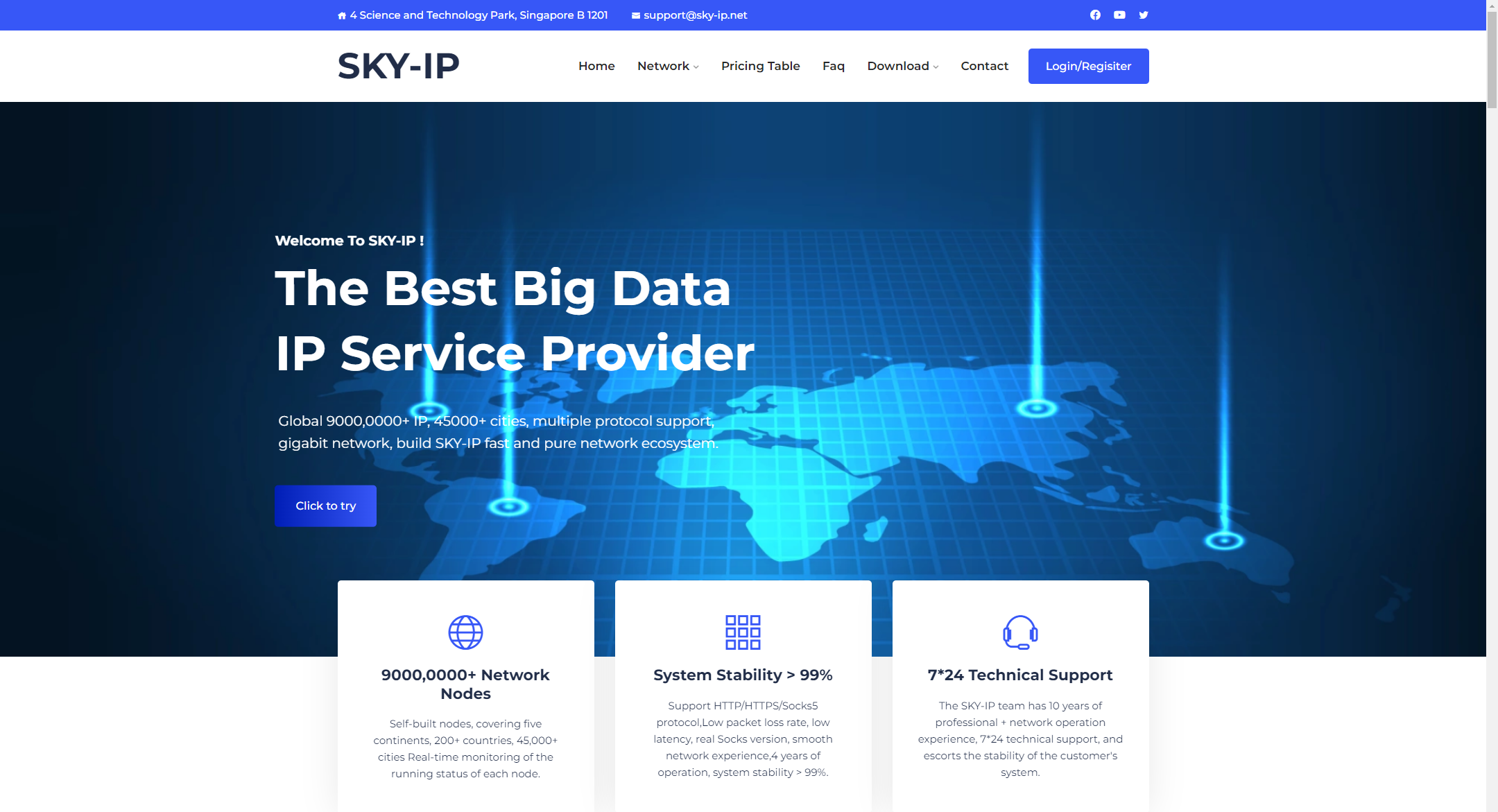 SKY-IP海外代理IP简介